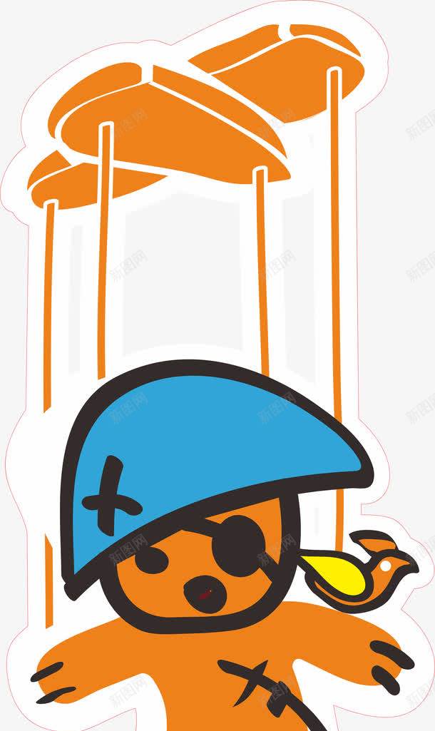 卡通海盗木偶png免抠素材_新图网 https://ixintu.com 卡通 控制 提线木偶 木偶 海盗 玩偶