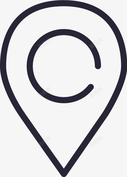 坐标矢量图图标eps_新图网 https://ixintu.com 坐标 矢量图