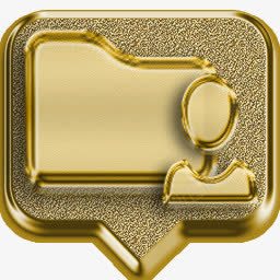 金色金属人物图标png_新图网 https://ixintu.com 人物 图标 金属 金色
