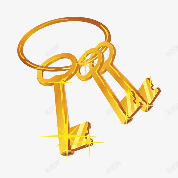 金钥匙png免抠素材_新图网 https://ixintu.com 素材 金钥匙 黄色