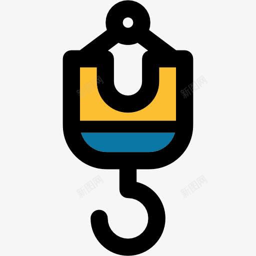 鹤图标png_新图网 https://ixintu.com 升降机 工具和器具 施工 起重机 钩