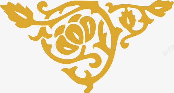 传统古典角花花纹png免抠素材_新图网 https://ixintu.com 外框 底纹 花框 花纹 花边 角花 边框 边角角框