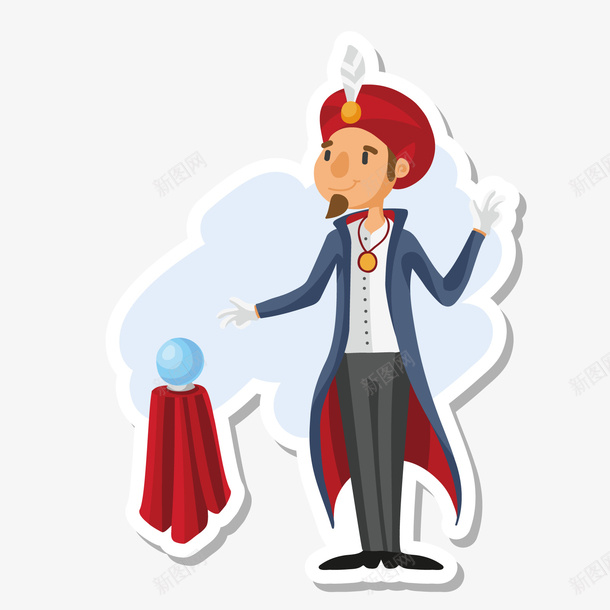 魔法球矢量图ai免抠素材_新图网 https://ixintu.com 小魔术师 装饰 魔术师卡通 魔术师帽 魔术师帽子 魔术师手 矢量图