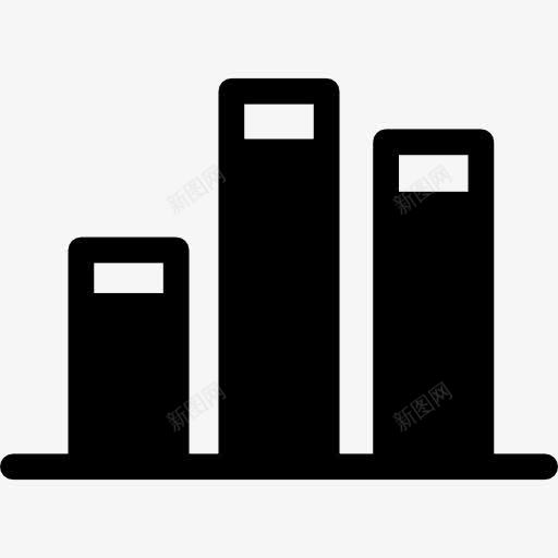 三条图图标png_新图网 https://ixintu.com 业务 图形 图表 统计 营销