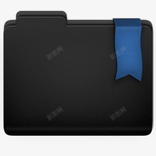 丝带蓝色的MicaFoldericons图标png_新图网 https://ixintu.com blue ribbon 丝带 蓝色的