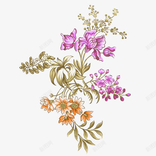 卡通花束鲜花png免抠素材_新图网 https://ixintu.com 卡通 卡通鲜花 花朵 花束 鲜花 鲜花卡通