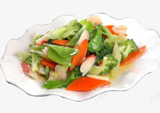 荷兰蟹柳凤尾虾png免抠素材_新图网 https://ixintu.com 产品实物 美食 菜肴 虾