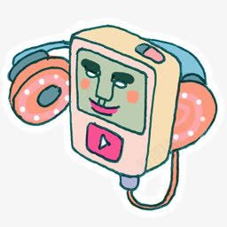 耳机音乐卡通png免抠素材_新图网 https://ixintu.com 卡通 耳机 音乐