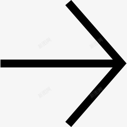 右箭头图标png_新图网 https://ixintu.com 出口 定位 定向 方向 箭头