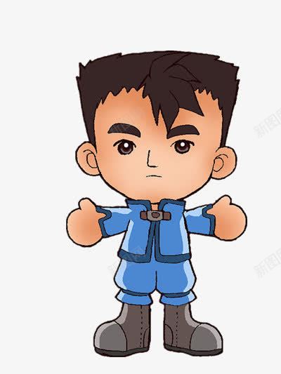 草原上的男孩png免抠素材_新图网 https://ixintu.com 人物 健康 卡通 黝黑