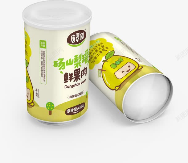 唐翠园砀山梨罐头png免抠素材_新图网 https://ixintu.com 产品实物唐翠园砀山梨罐头 听装罐头 水果罐头 铁盒装 食品