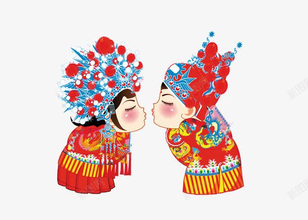 穿着戏曲衣服的小人png免抠素材_新图网 https://ixintu.com 亲亲 卡通版 戏曲 戏曲小人