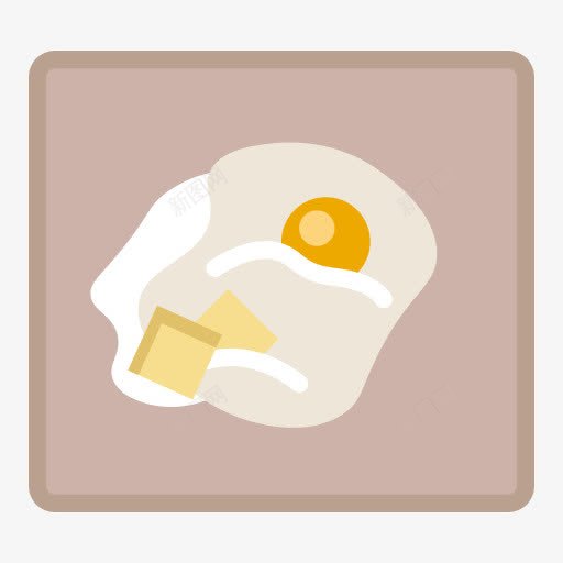卡通早饭点心png免抠素材_新图网 https://ixintu.com 点心 煎蛋 粮食 食物
