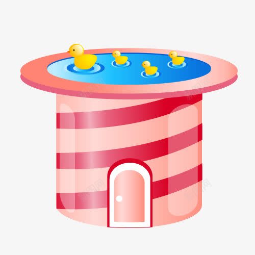 红色卡通魔术帽png免抠素材_新图网 https://ixintu.com 卡通帽子 帽子 红色魔术帽 魔术