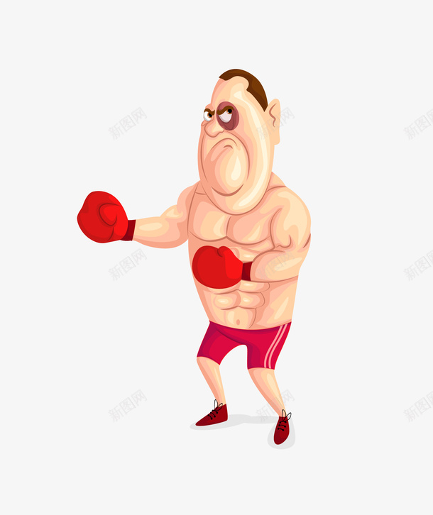 卡通插画拳击男人矢量图eps免抠素材_新图网 https://ixintu.com 卡通拳击男人 拳击 拳击男人 拳击男人png 插画拳击男人 矢量拳击男人 矢量图