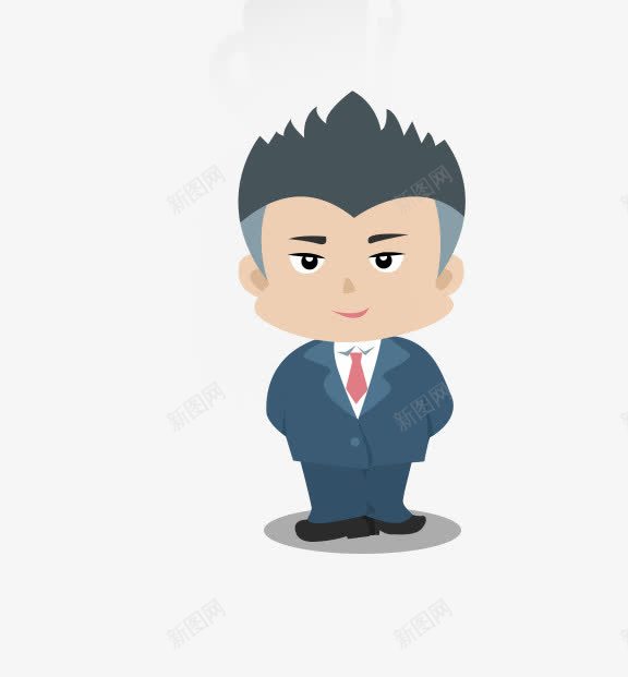 站立的小朋友png免抠素材_新图网 https://ixintu.com 卡通 小朋友 男的 站立