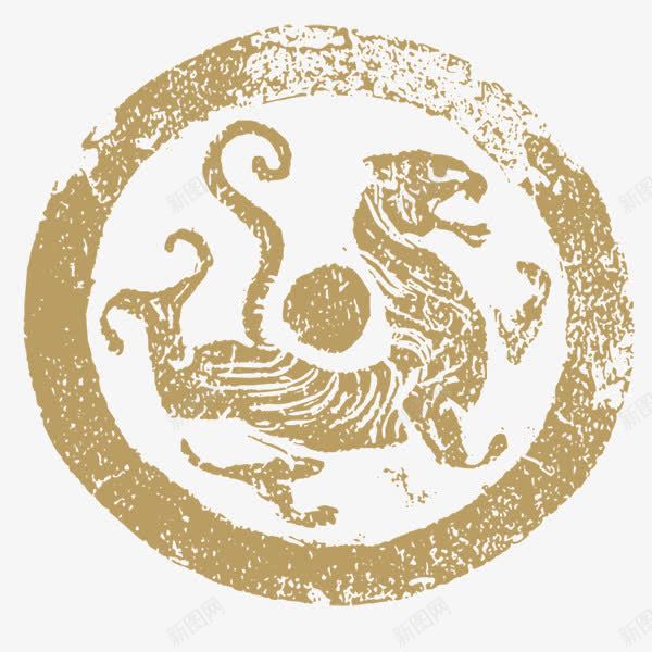 中国风龙png免抠素材_新图网 https://ixintu.com 中国风 剪纸 旧 水墨 龙