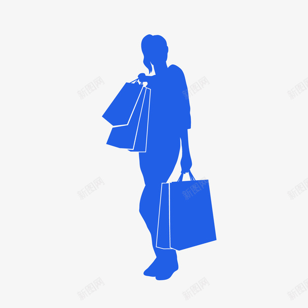 卡通小人卡通小人图标png_新图网 https://ixintu.com 人物图片 卡通小人 女人剪影图标 女人剪影素材 手绘人物剪影 手绘卡通小人素材