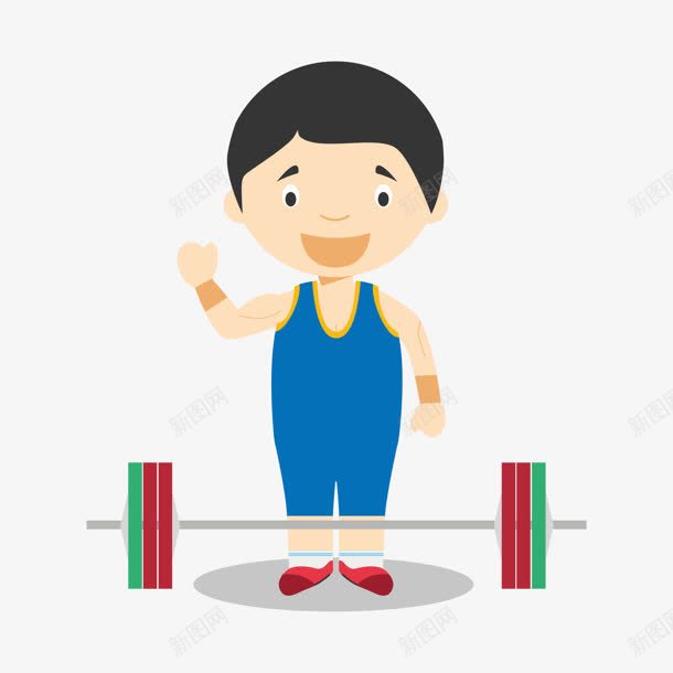 举重男孩png免抠素材_新图网 https://ixintu.com 举重 图片 男孩