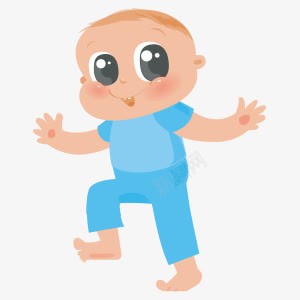 卡通玩耍小男孩png免抠素材_新图网 https://ixintu.com 卡通 玩耍 男孩