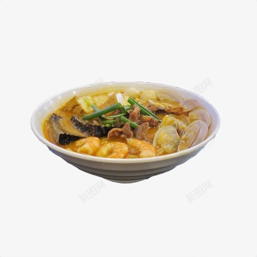 小摊美食沙茶面png免抠素材_新图网 https://ixintu.com 传统美食 大虾 家常菜 沙茶面 美食 面食 餐饮美食