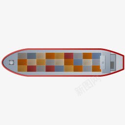 集装箱船前红色的船Transp图标png_新图网 https://ixintu.com ContainerShip Red Ship Top 前 红色的 船 集装箱船