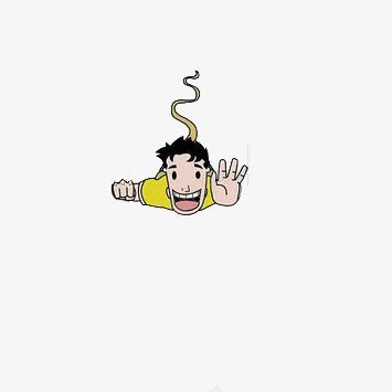 蹦极做超人飞行状的男孩png免抠素材_新图网 https://ixintu.com 做超人飞行状的男孩 卡通 蹦极 黄色