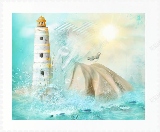 海中古堡城堡png免抠素材_新图网 https://ixintu.com 古堡 城堡 素材