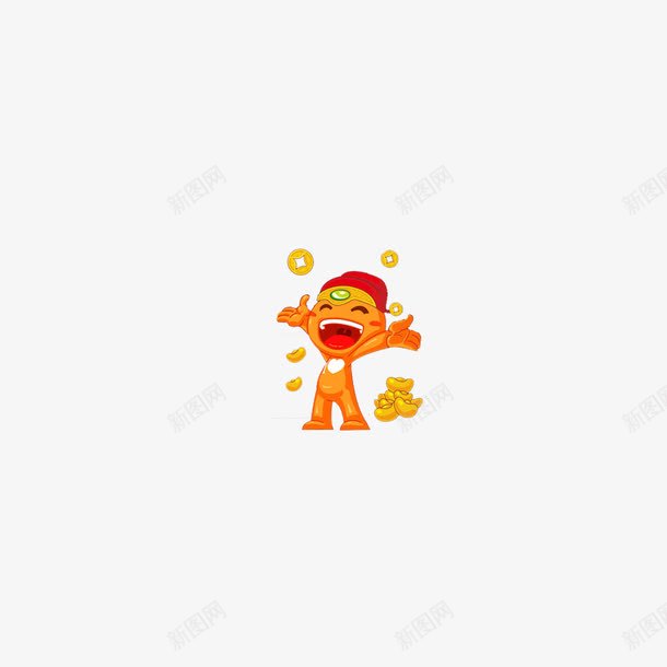 淘宝公仔欢呼png免抠素材_新图网 https://ixintu.com 促销 公仔 欢呼 淘宝 金币