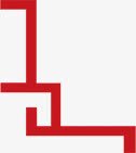 红色线条直线中国风png免抠素材_新图网 https://ixintu.com 国风 直线 红色 线条