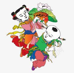 招财童子中国福娃png免抠素材_新图网 https://ixintu.com 中国 招财 福娃 童子