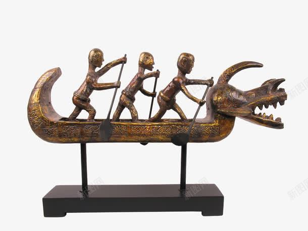 摆饰品png免抠素材_新图网 https://ixintu.com 产品实物 划船 团结 赛龙舟