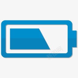 电池参见电池蓝色图标png_新图网 https://ixintu.com Batterie battery vide 参见 电池