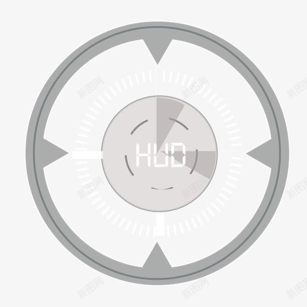 灰色圆形数据分析png免抠素材_新图网 https://ixintu.com 三角形 分析 刻度 商务 圆形 数据 时间 科技