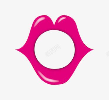粉色嘴唇png免抠素材_新图网 https://ixintu.com 嘴唇 图片 粉色 素材