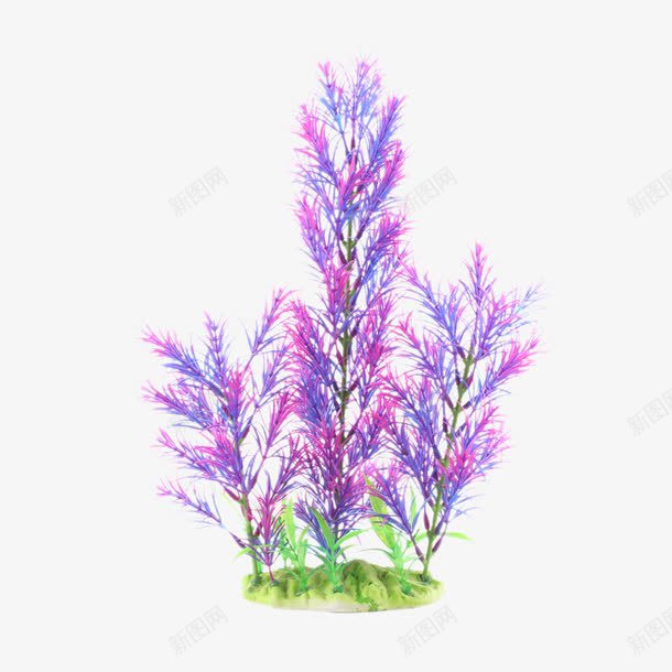 仿真水草三叉树水草鱼缸png免抠素材_新图网 https://ixintu.com 产品实物 仿真水草三叉树水草鱼缸套餐 水族箱造景装饰 鱼缸造景后景水草