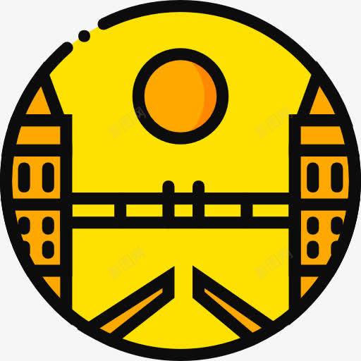 伦敦大桥图标png_新图网 https://ixintu.com 伦敦大桥 古迹 地标建筑