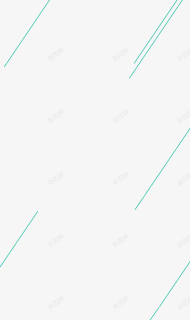 手绘绿色线条海报装饰png免抠素材_新图网 https://ixintu.com 海报 线条 绿色 装饰