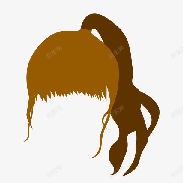 齐刘海马尾学院风女假发png免抠素材_新图网 https://ixintu.com 假刘海 女假发 短发齐刘海 马尾 齐刘海