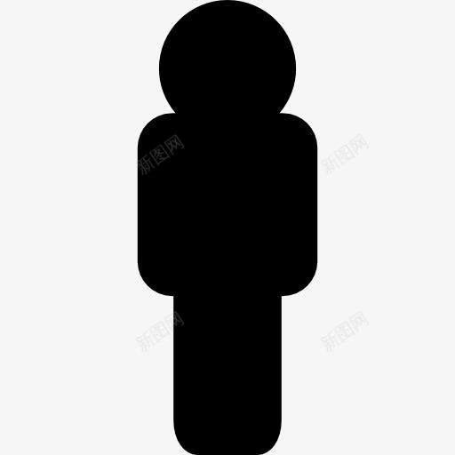 独自一人图标png_新图网 https://ixintu.com 人 用户 男人 男性用户