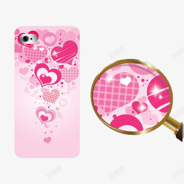 粉色装饰iphone7手机壳png免抠素材_新图网 https://ixintu.com iphone7手机壳 免抠 手机壳 手机装饰