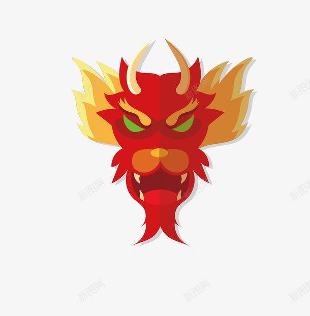 传统动物头像面具矢量图ai免抠素材_新图网 https://ixintu.com 传统面具 红色的面具 面具 面具矢量图 矢量图
