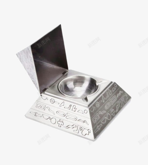 金字塔烟灰缸png免抠素材_新图网 https://ixintu.com 产品实物 时尚 烟灰缸 金字塔