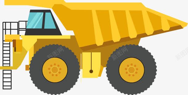 扁平工程车矢量图ai免抠素材_新图网 https://ixintu.com 工程车 建筑 扁平 施工 矢量图