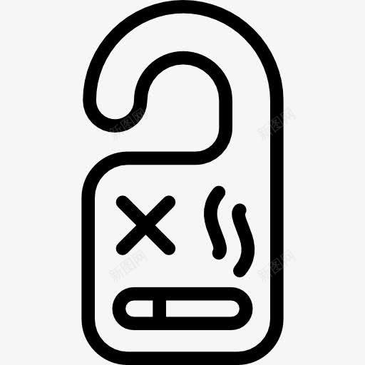 不吸烟图标png_新图网 https://ixintu.com 信号 地图和国旗 禁止 衣架 酒店 门