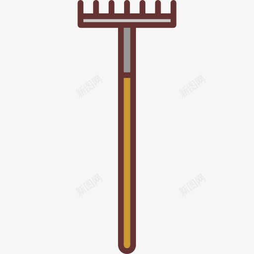 前图标png_新图网 https://ixintu.com 器皿 园艺 工具 干草叉 耙