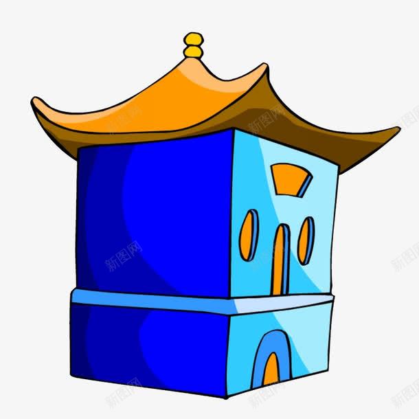 立体香楼png免抠素材_新图网 https://ixintu.com 古文物 寺庙 手绘 插画 香楼