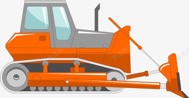 工程车2矢量图ai免抠素材_新图网 https://ixintu.com 卡通车 工程车 机动车 矢量车 铲车 矢量图