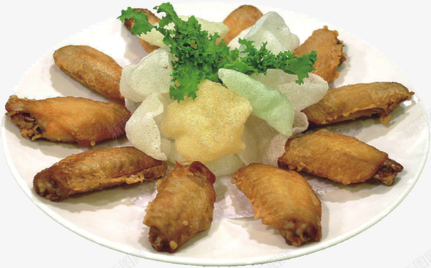 鸡中翅png免抠素材_新图网 https://ixintu.com 产品实物 美食 餐饮 香菜 鸡中翅
