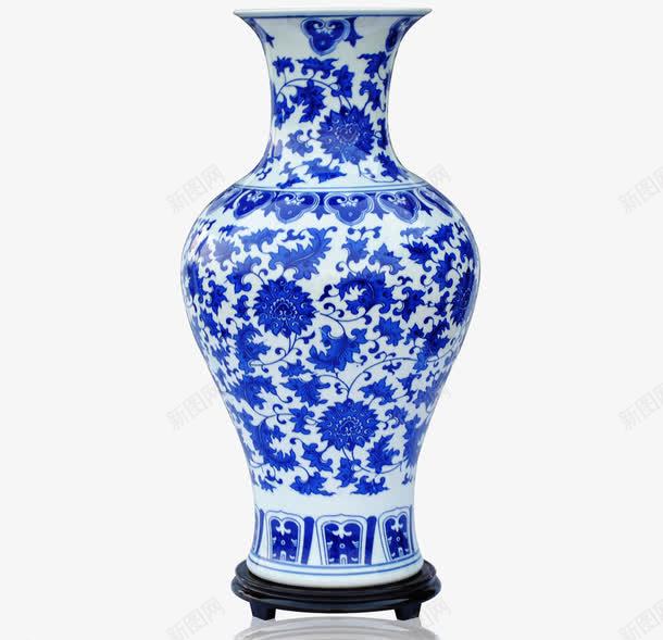 中国青花瓷瓶产品实物png免抠素材_新图网 https://ixintu.com 中国 产品 实物 瓷瓶 青花